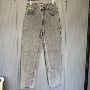 Empyre Tori Baggy Y2k Carpenter Jeans Skater Black Washed Women's Size 4